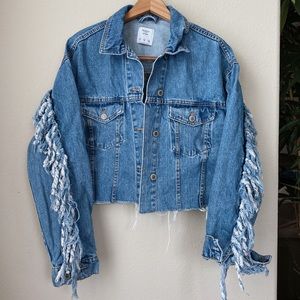 Western Cropped Denim Jacket